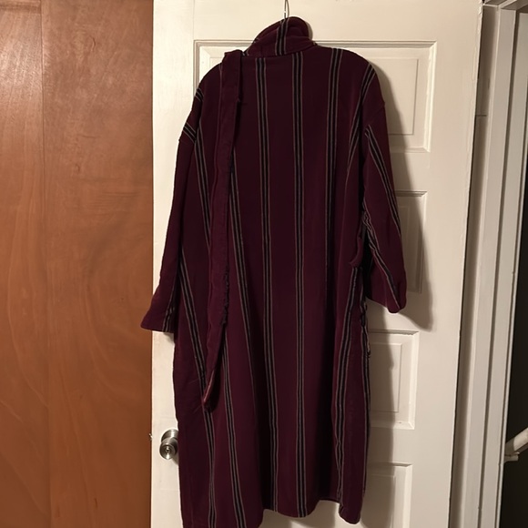 Nautica Sleepwear men’s robe with tie and 2 pockets, very warm! 😊 one size - Picture 2 of 8